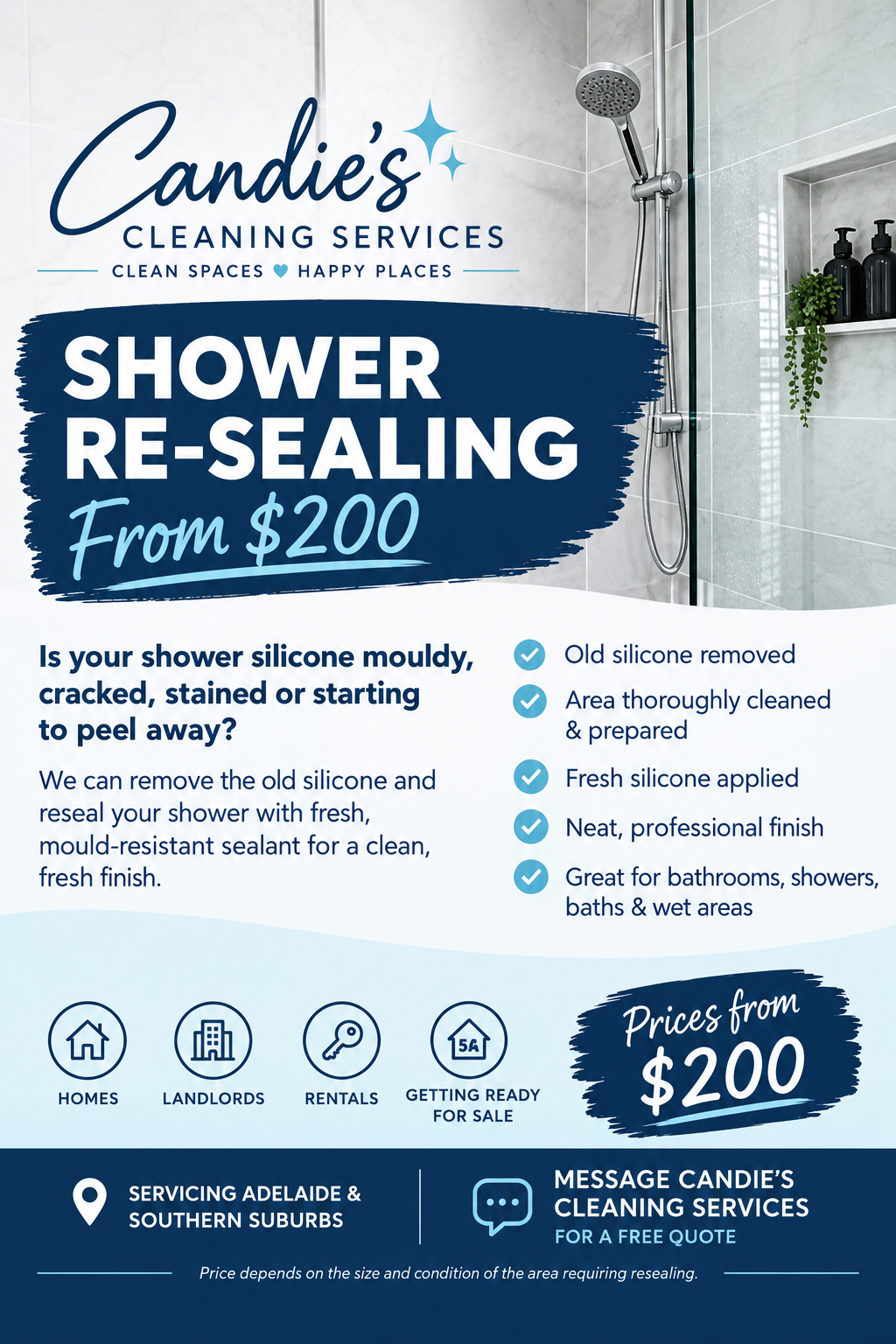 Candie's Cleaning Services — full list of services offered